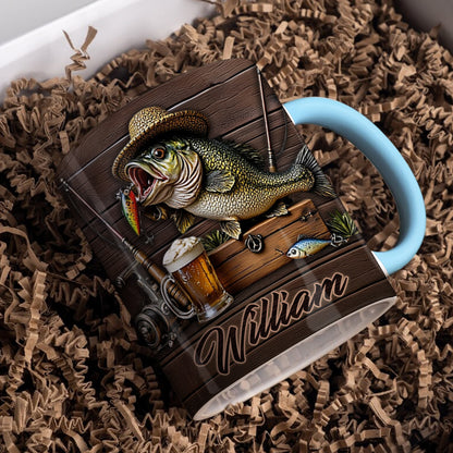 Lorva Personalized Mug Gone Fishing