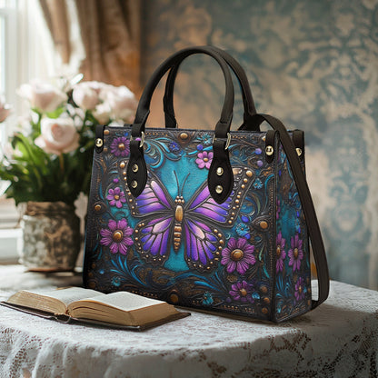 Lorva Leather Bag Classical Butterfly