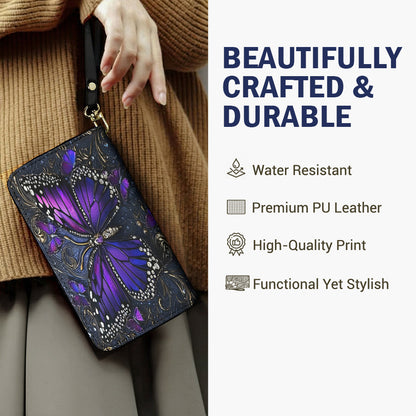 Lorva Butterfly Leather Wallet Hope Love