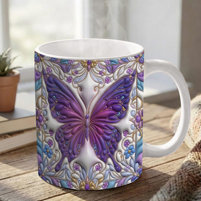 Lorva Mug  Puffy Magnificent Butterfly
