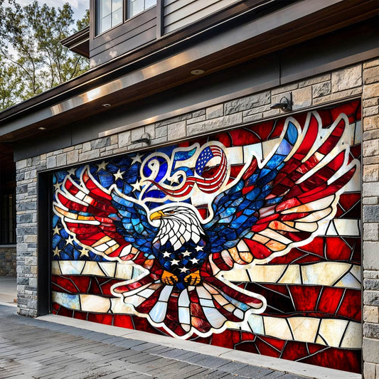 Lorva Garage Door Banner Decoration Majestic Eagle