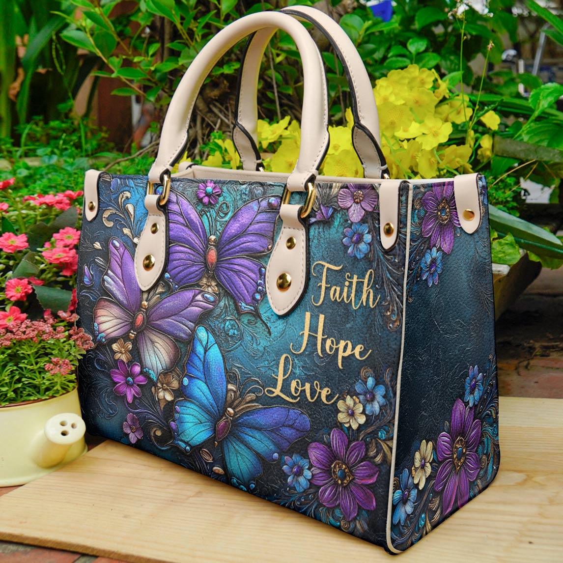 Lorva Butterfly Leather Bag Love