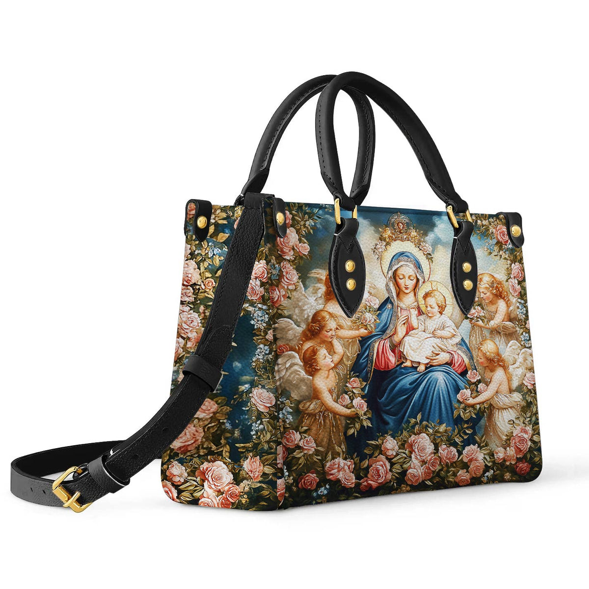 Lorva Leather Bag Halo Of Roses