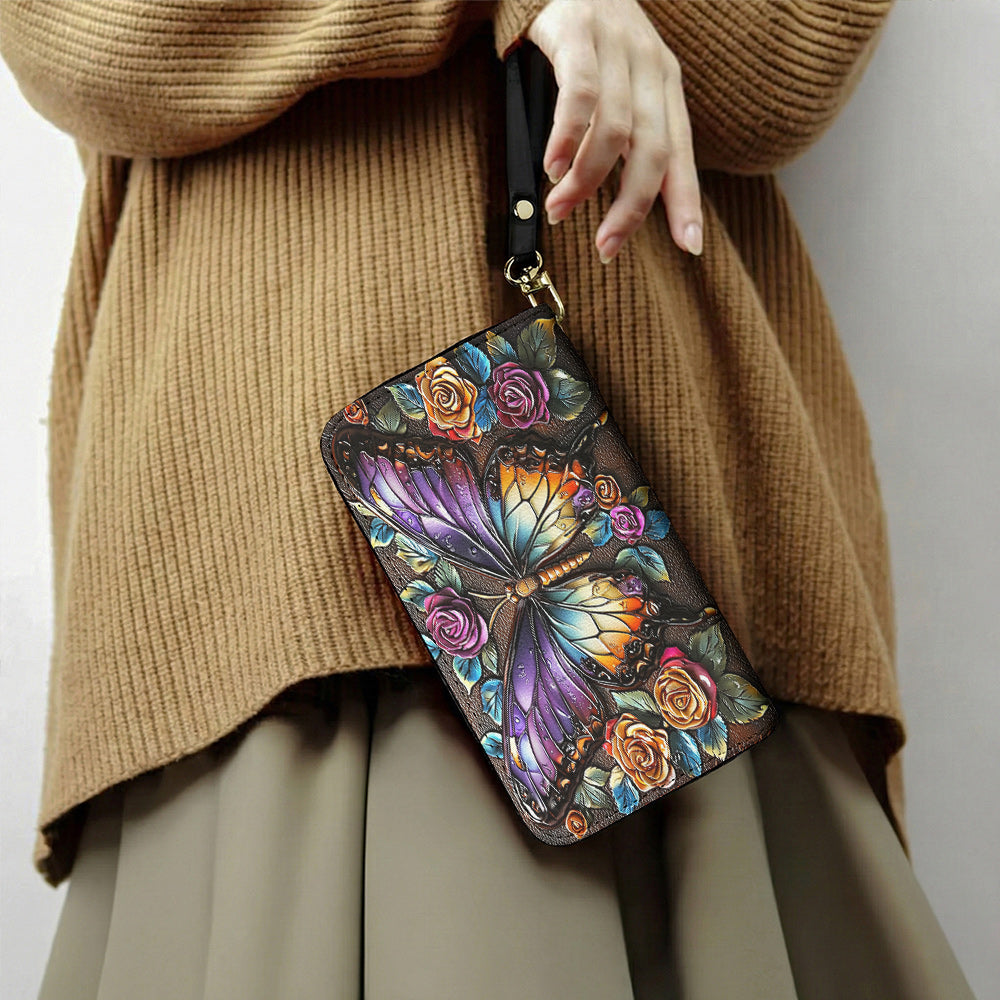 Lorva Butterfly Leather Wallet Gorgeous