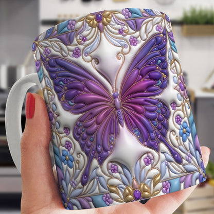 Lorva Mug  Puffy Magnificent Butterfly