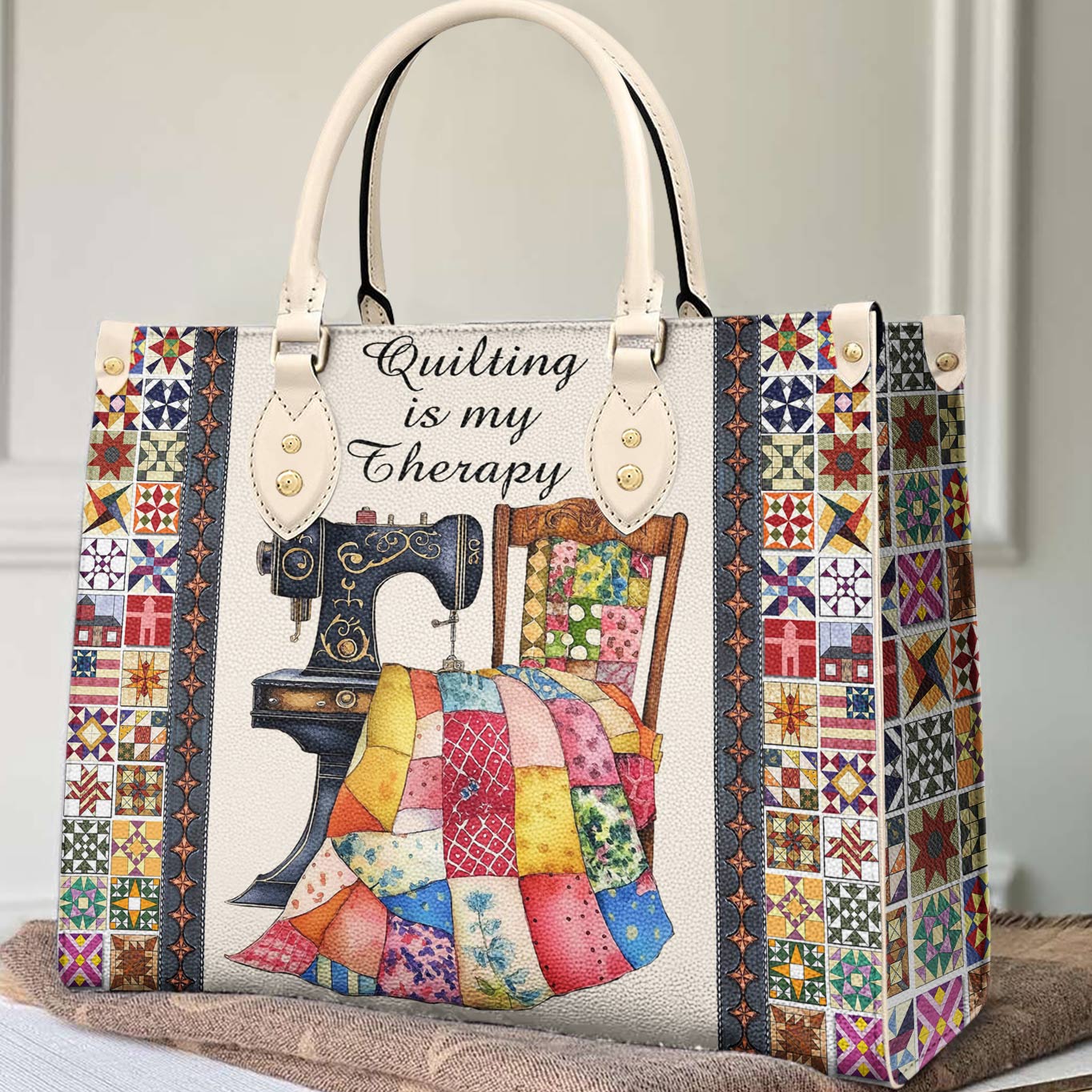 Lorva Leather Bag Quilting Is My Therapy