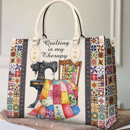 Lorva Leather Bag Quilting Is My Therapy