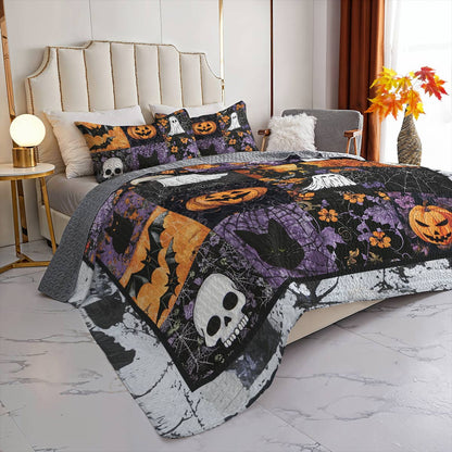 Halloween Lorva All Season Quilt 3-Piece Set Mysterious