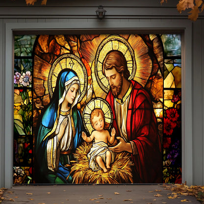 Lorva Garage Door Banner Decoration Holy Lovely