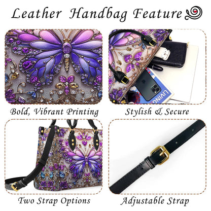 Lorva Leather Bag Charming Butterfly