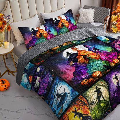 Witch Lorva All Season Quilt 3-Piece Set Moonlit Sisters
