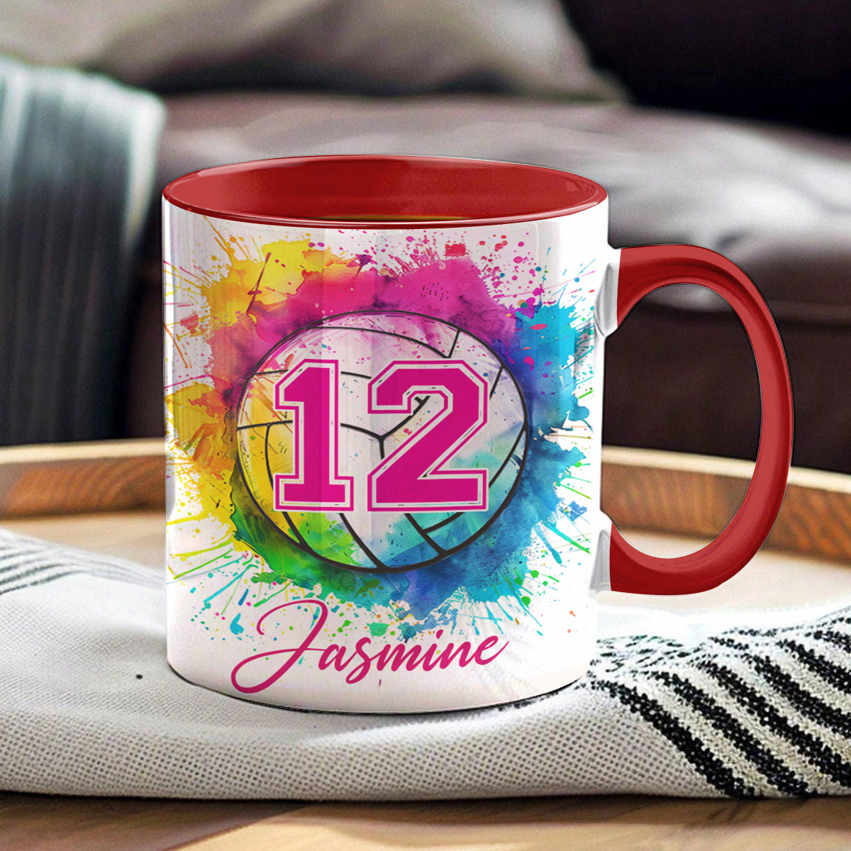 Lorva Personalized Mug Just A Girl Who Loves Volleyball