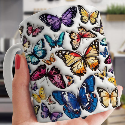 Lorva Mug Colorful Butterfly