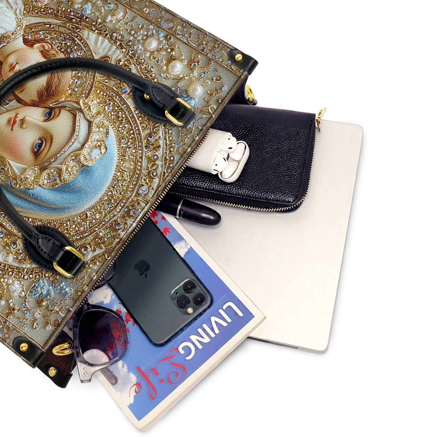 Lorva Leather Bag Divine Madonna And Child