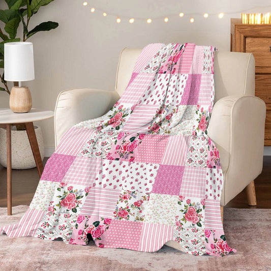 Lorva Fleece Blanket Sunflower Garden
