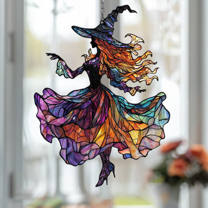 Lorva Witch Suncatcher Dancing In The Dark