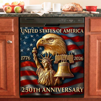 Lorva Magnetic Dishwasher Cover America 250th Anniversary