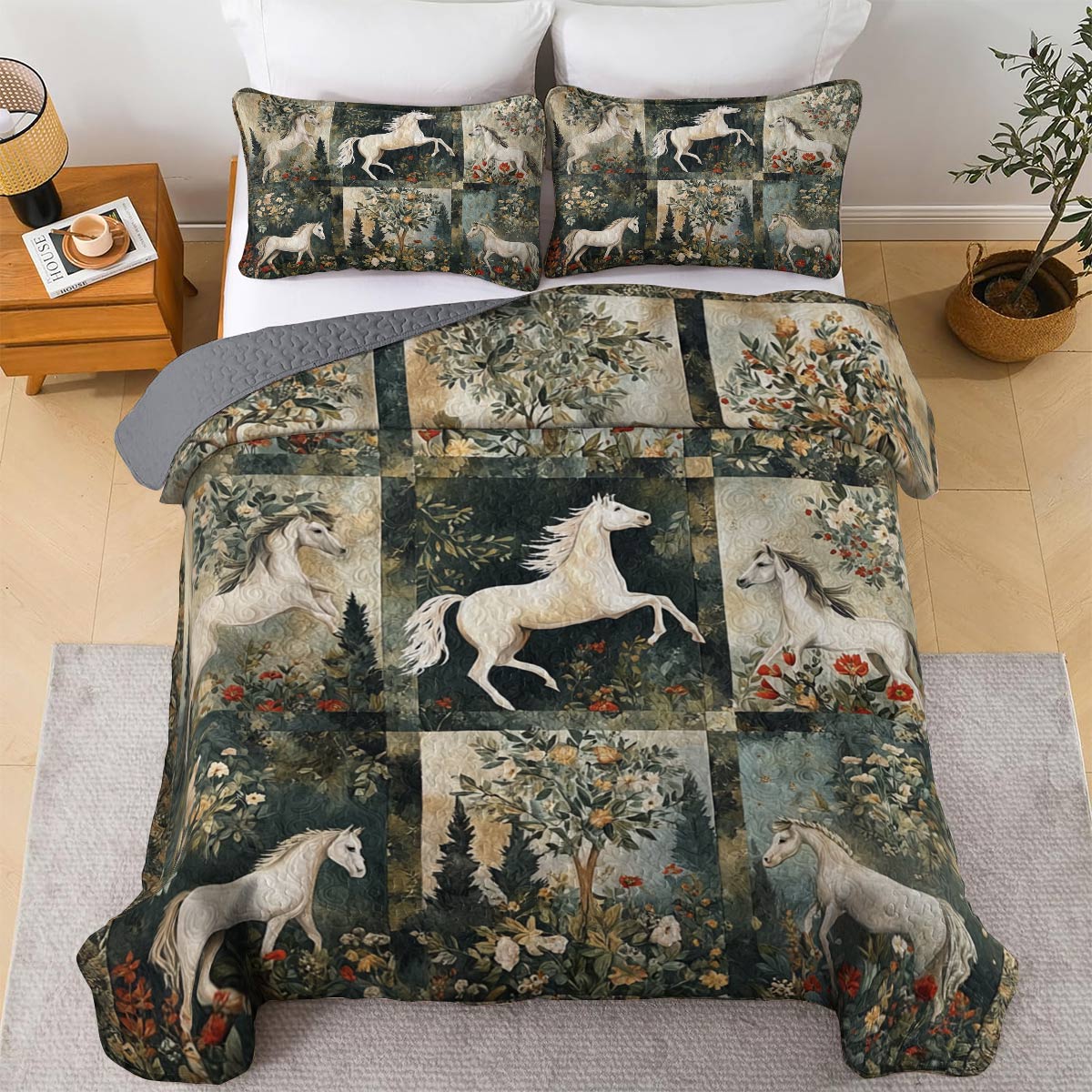 Lorva All Season Quilt 3-Piece Set Wild Soul
