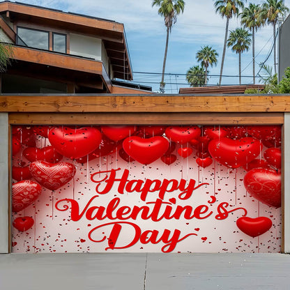 Lorva Garage Door Banner Decoration Happy Valentine's Day
