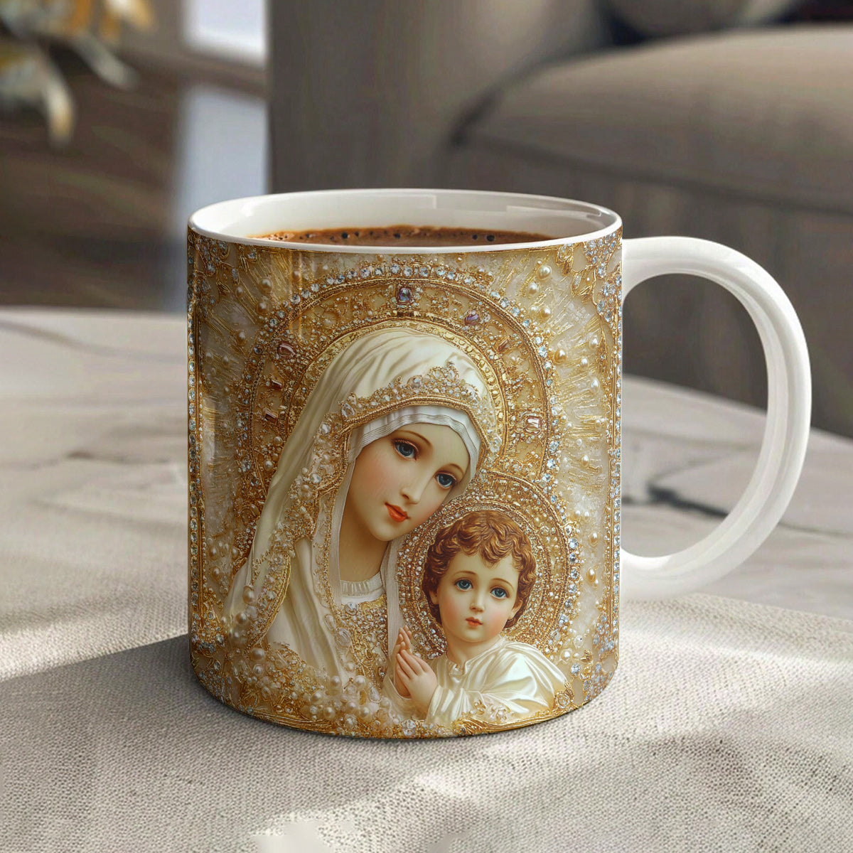 Lorva Mug Heavenly Grace In Radiant Splendor Ledertasche