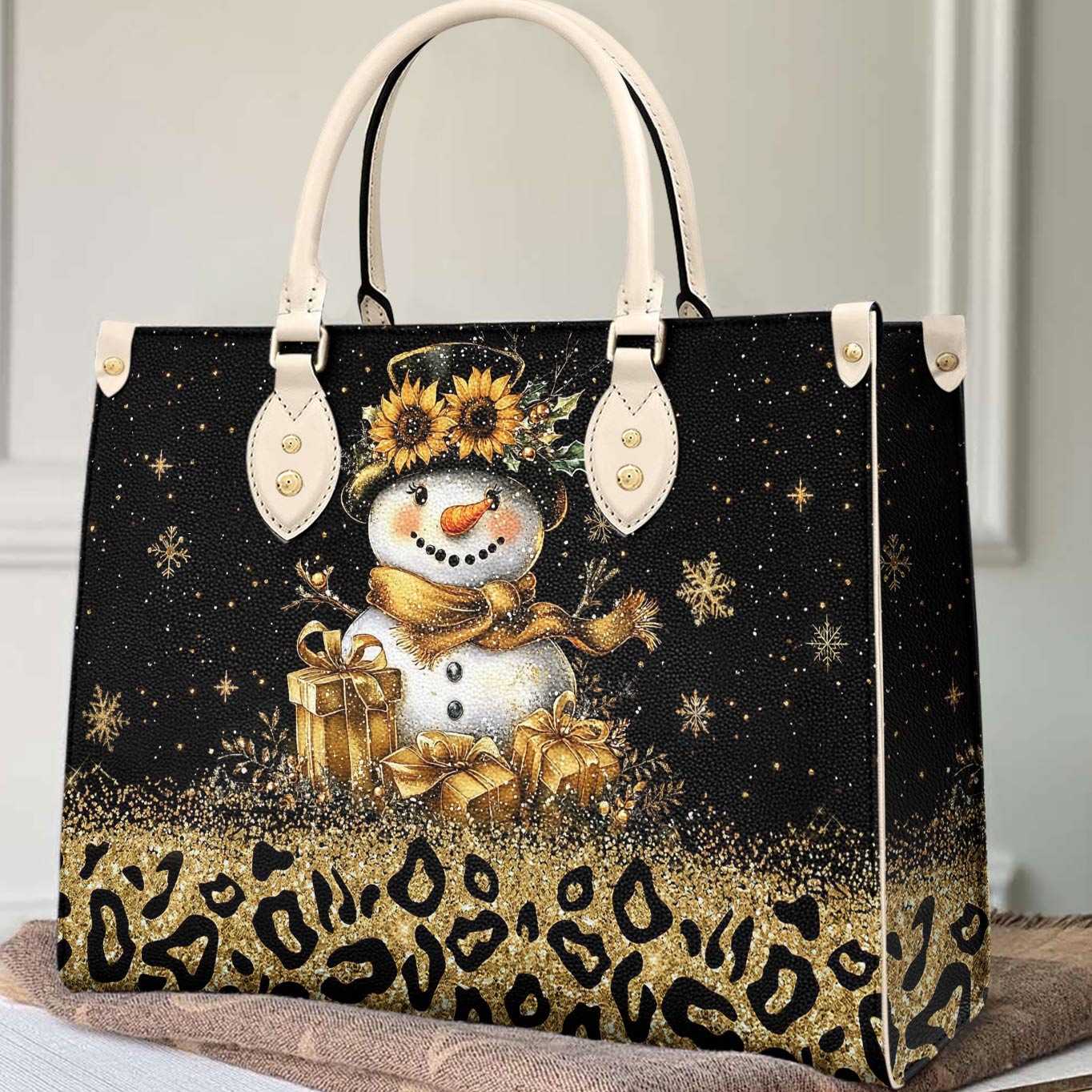 Christmas Lorva Leather Bag Sparkling Sunshine