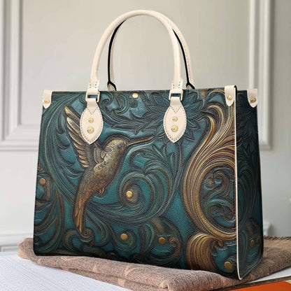 Lorva Hummingbird Leather Bag Blossom Breeze