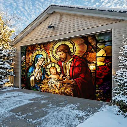 Lorva Garage Door Banner Decoration Holy Lovely