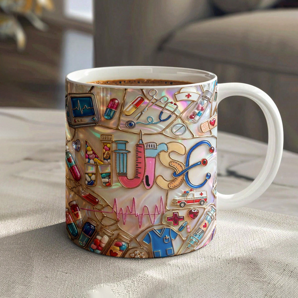 Lorva Nurse Mug Sparkling Nurse Life