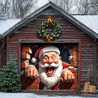 Lorva Christmas Garage Door Banner Decoration Hello