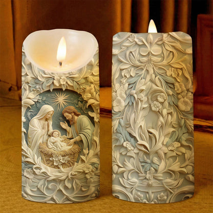 Lorva LED Candle The Blessed Family