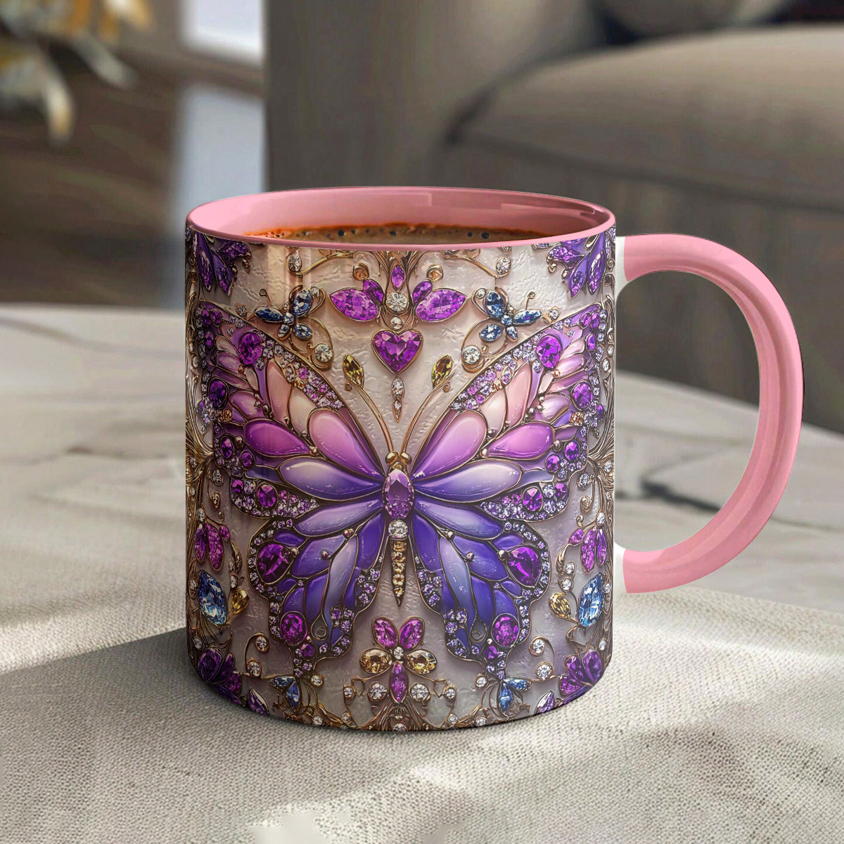 Lorva Acent Mug Gentle Butterfly