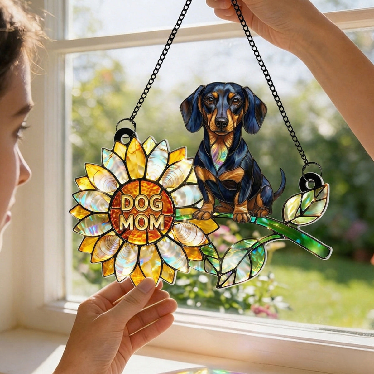 Lorva Dachshund Suncatcher Sunshine Dog Mom