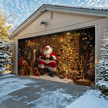 Lorva Christmas Garage Door Banner Decoration Cozy Home