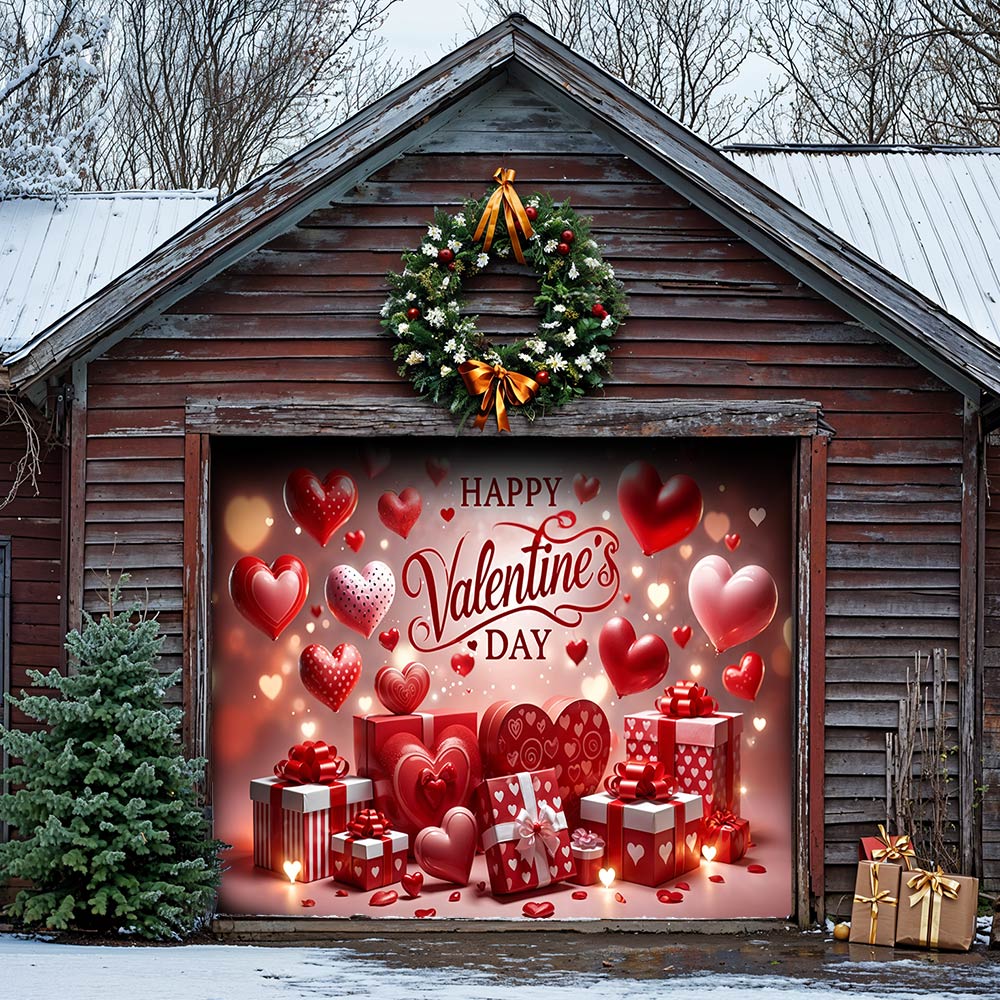 Lorva Garage Door Banner Decoration Everlasting Love