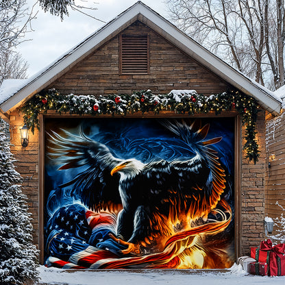 Lorva Garage Door Banner Decoration Majestic Eagle