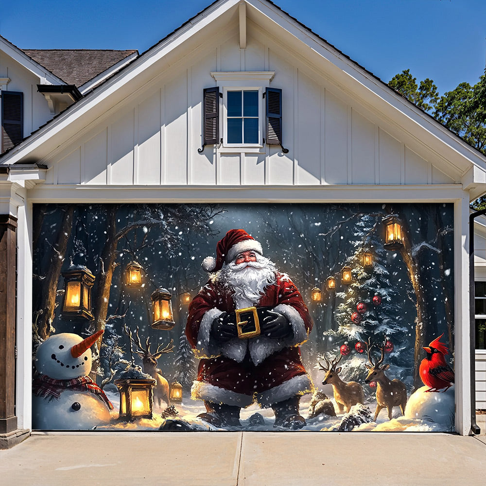 Lorva Christmas Garage Door Banner Decoration Christmas Delight