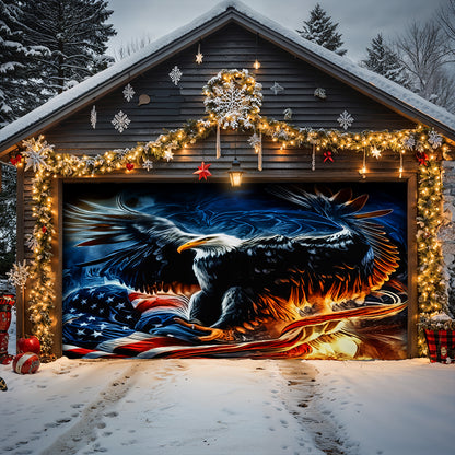 Lorva Garage Door Banner Decoration Majestic Eagle
