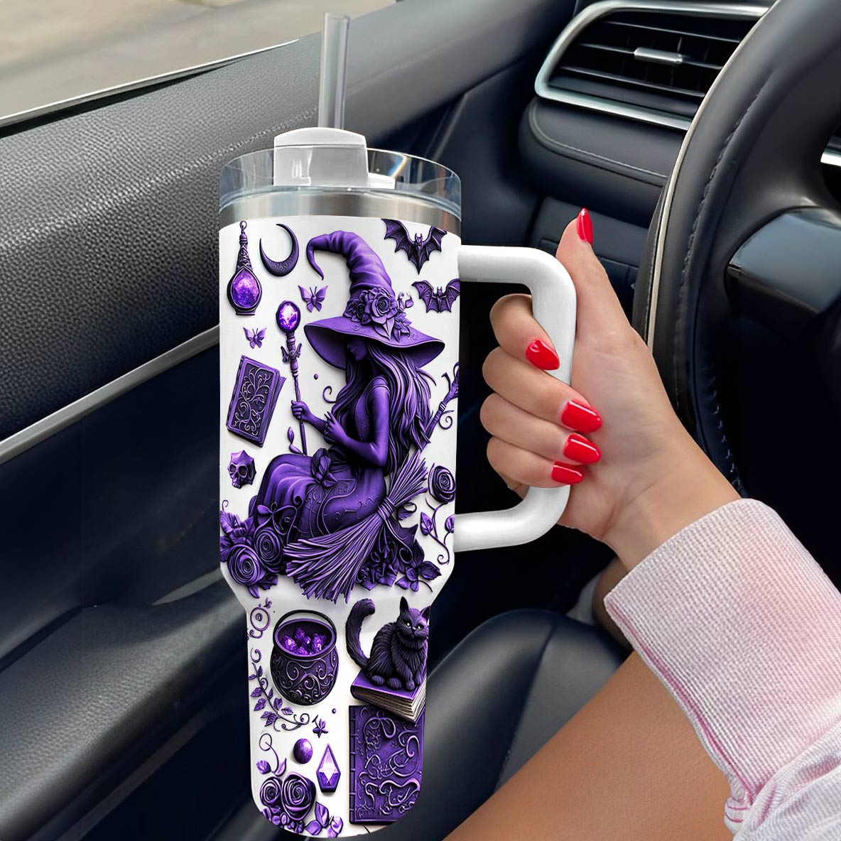 Witch Lorva Tumbler Purple Witchlife