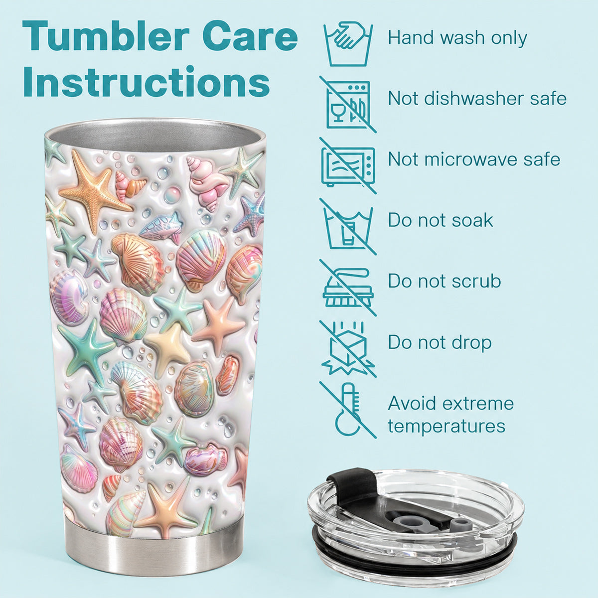 Lorva 20Oz Tumbler Coastal Shell