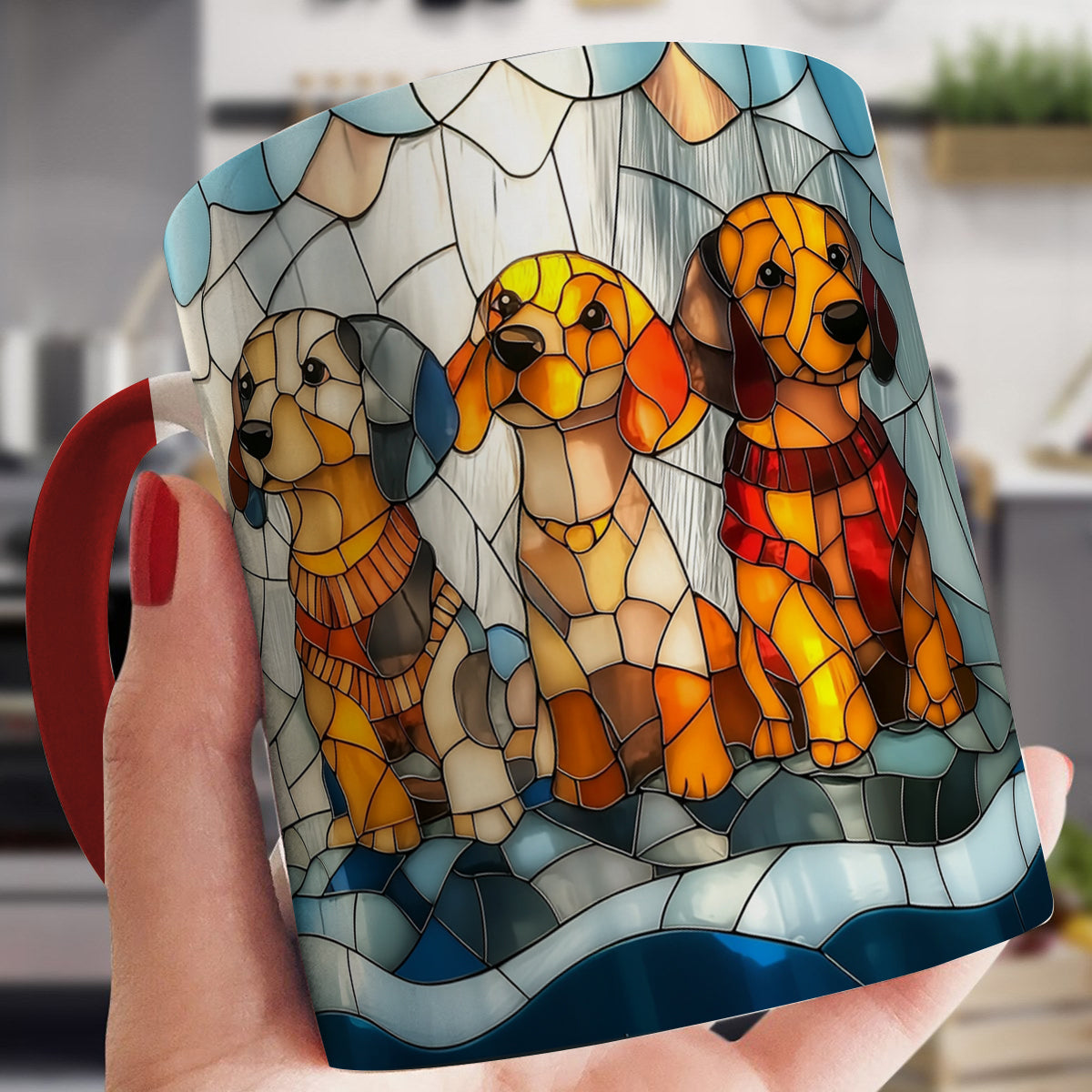 Lorva Dachshund Mug Cute Dachshund Friends