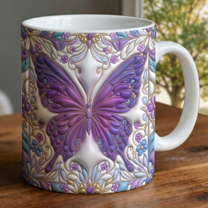 Lorva Mug  Puffy Magnificent Butterfly