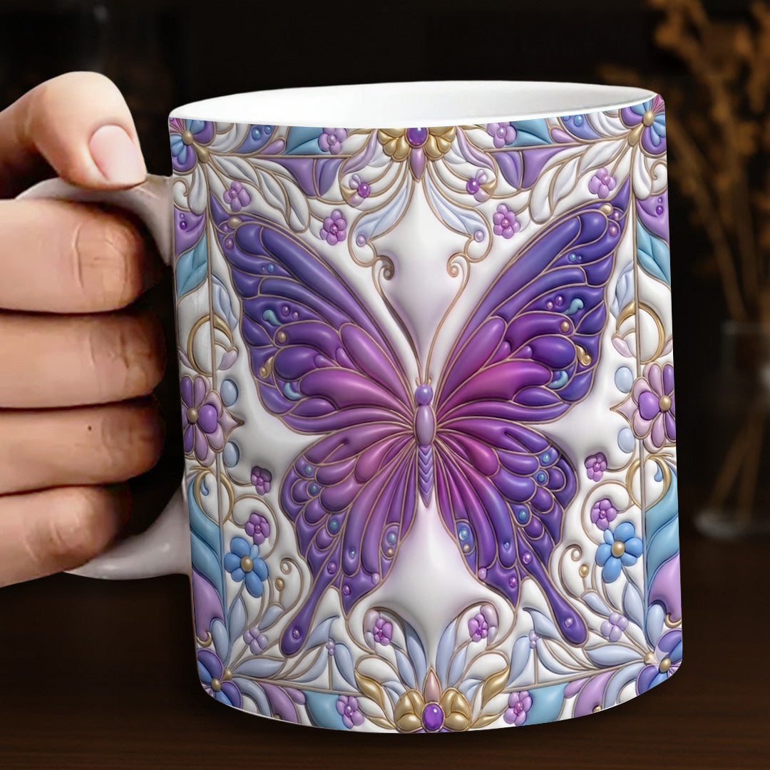Lorva Mug  Puffy Magnificent Butterfly