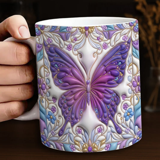 Lorva Mug  Puffy Magnificent Butterfly