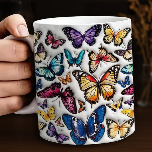 Lorva Mug Colorful Butterfly