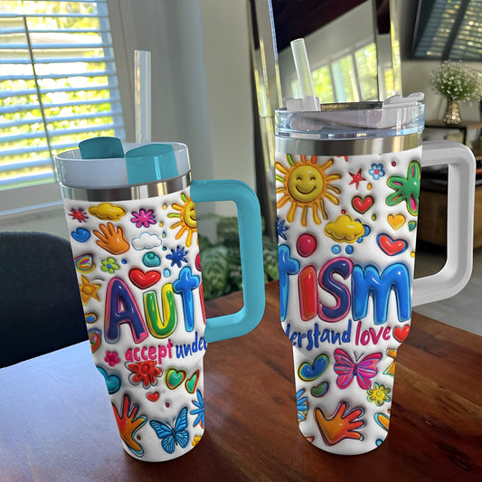 Lorva Autism Tumbler Cute