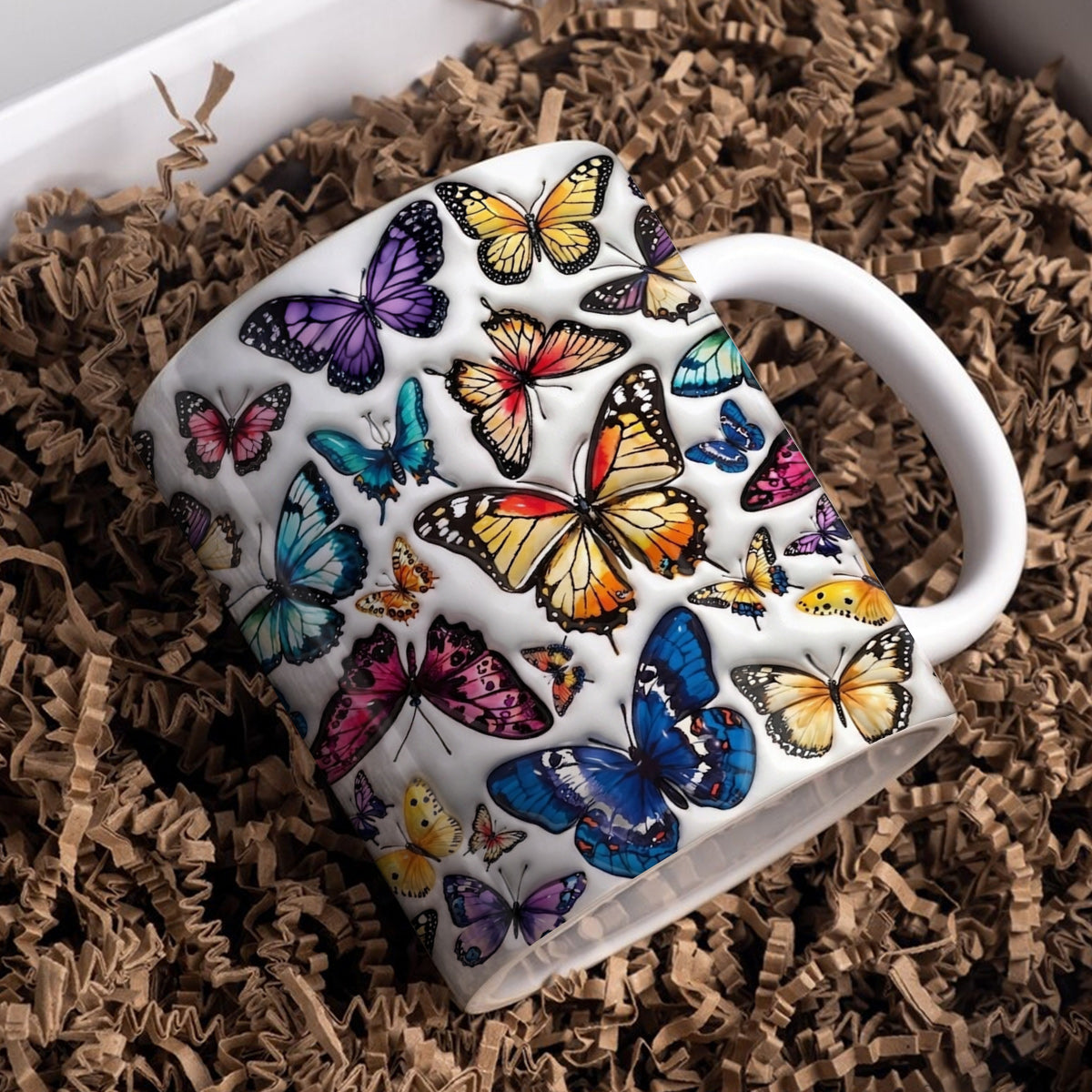Lorva Mug Colorful Butterfly
