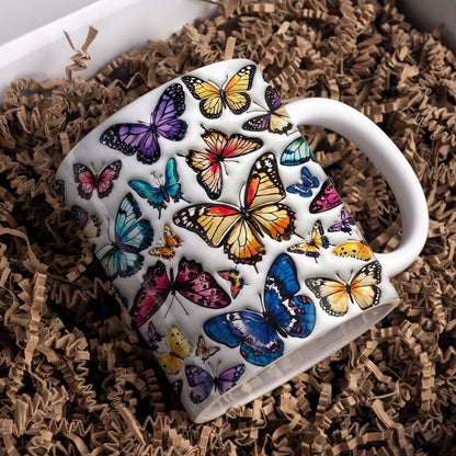Lorva Mug Colorful Butterfly