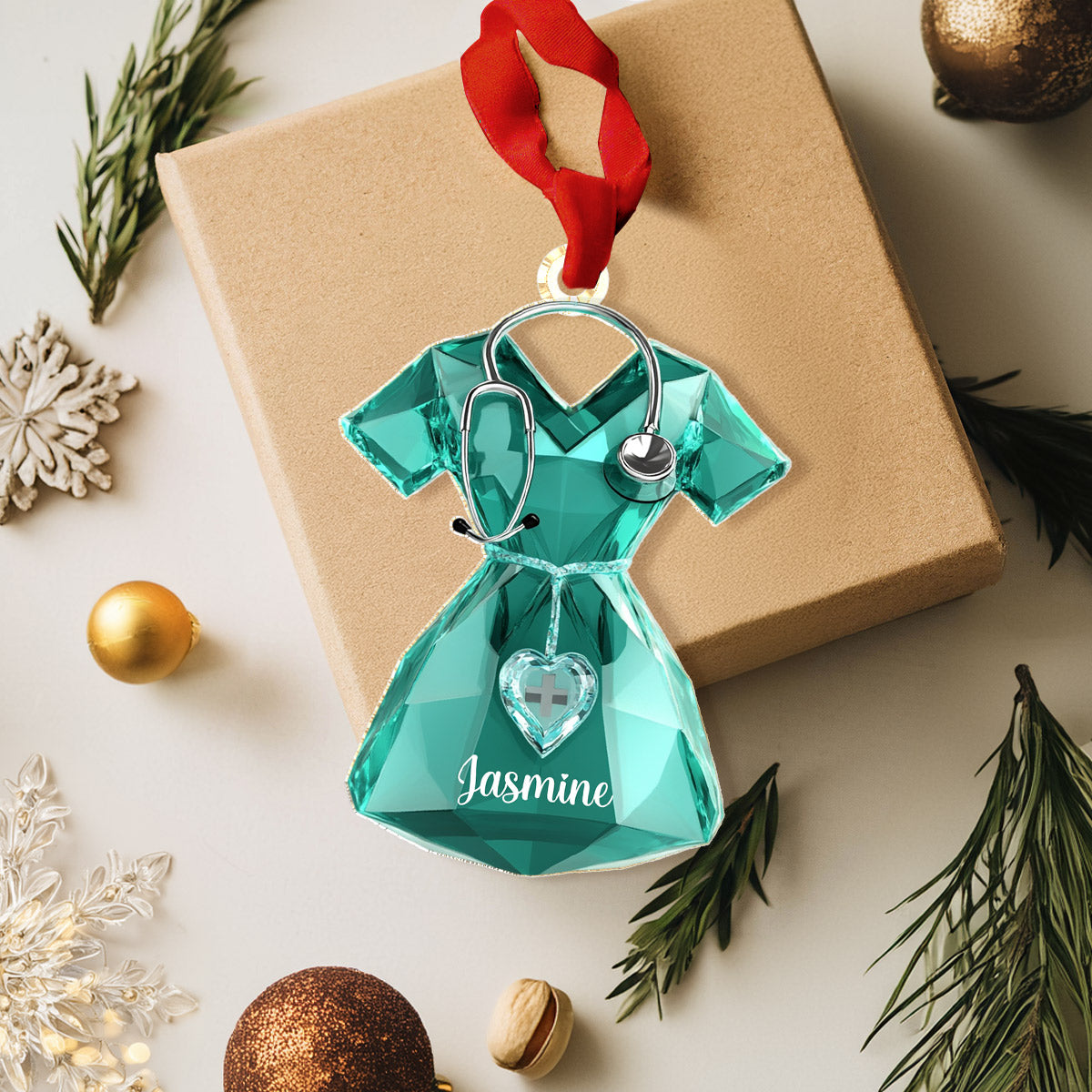 Lorva Nurse Personalized 2D Acrylic Ornament Love