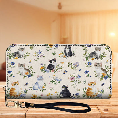 Lorva Cat Leather Bag Cute Garden