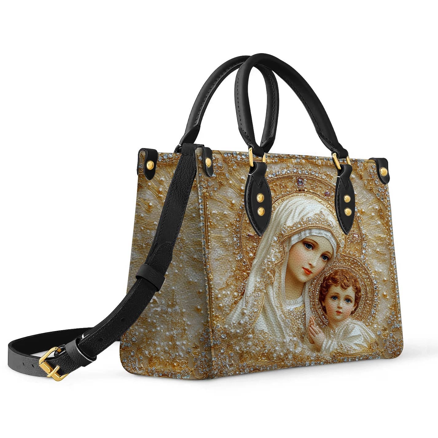 Lorva Leather Bag Blessed Mother